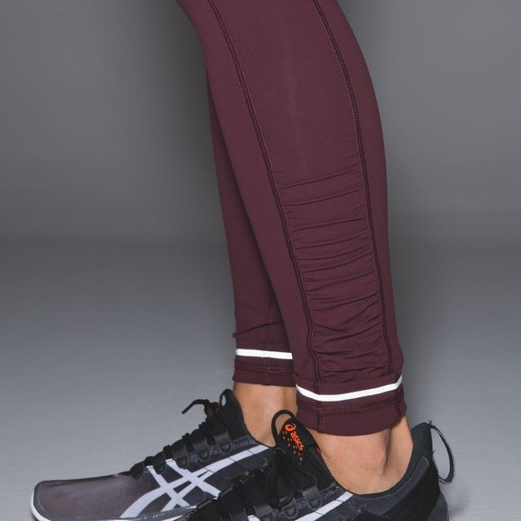 Lululemon Speed Tight, Brushed Luxtreme - Bordeaux - Picture 4 of 8